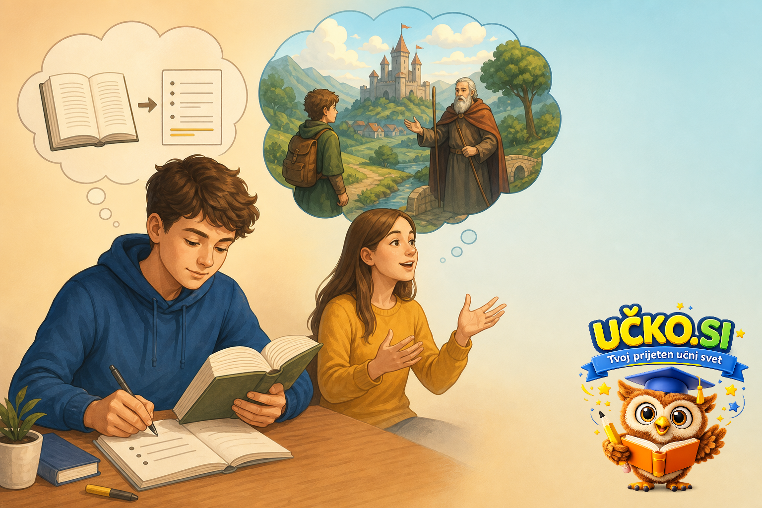 Ilustracija: Obnova in pripovedovanje