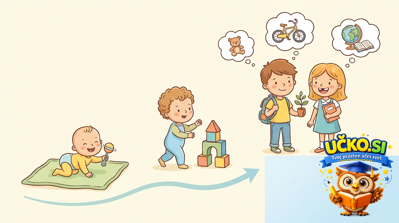 Ilustracija: Odraščanje in telesne spremembe