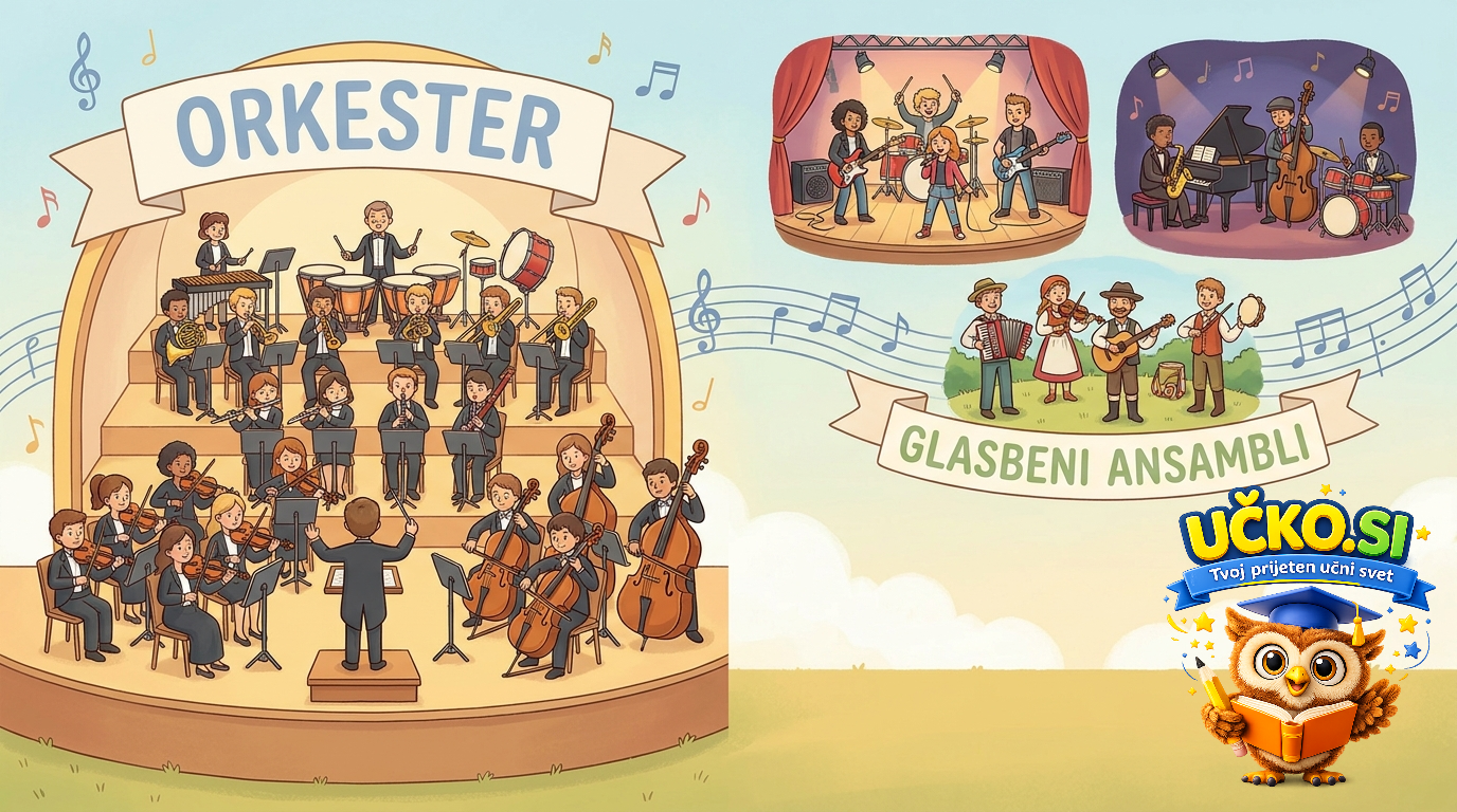 Ilustracija: Orkester in glasbeni ansambli