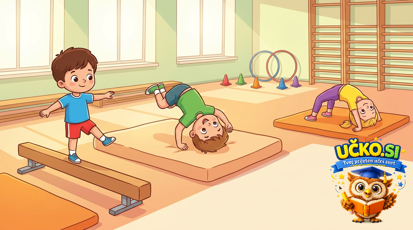 Ilustracija: Osnovne gimnastične vaje