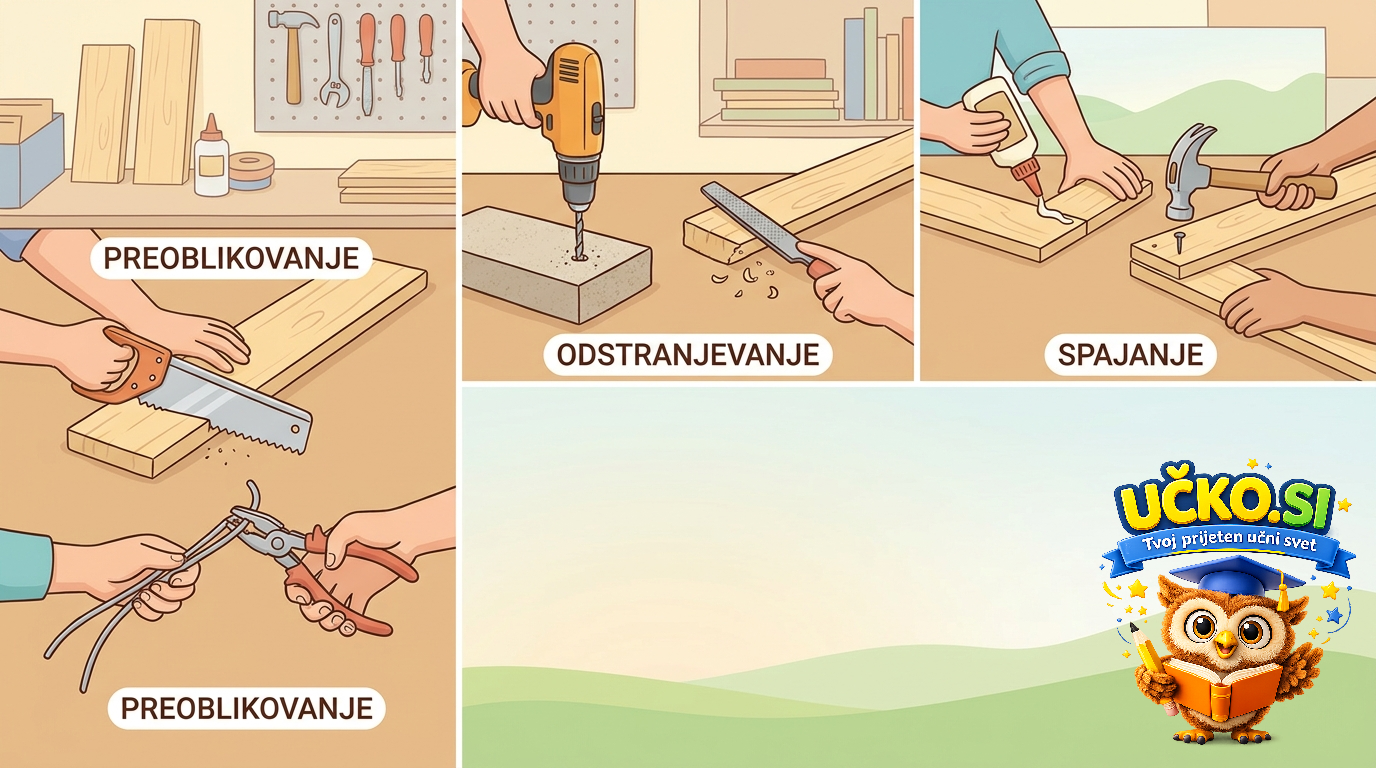 Ilustracija: Osnovni postopki obdelave
