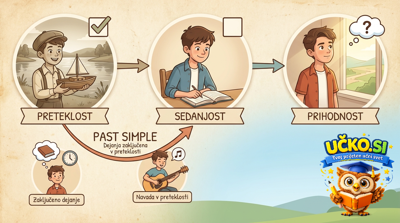 Ilustracija: Past simple