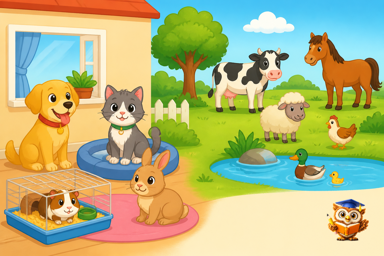 Ilustracija: Pets and animals