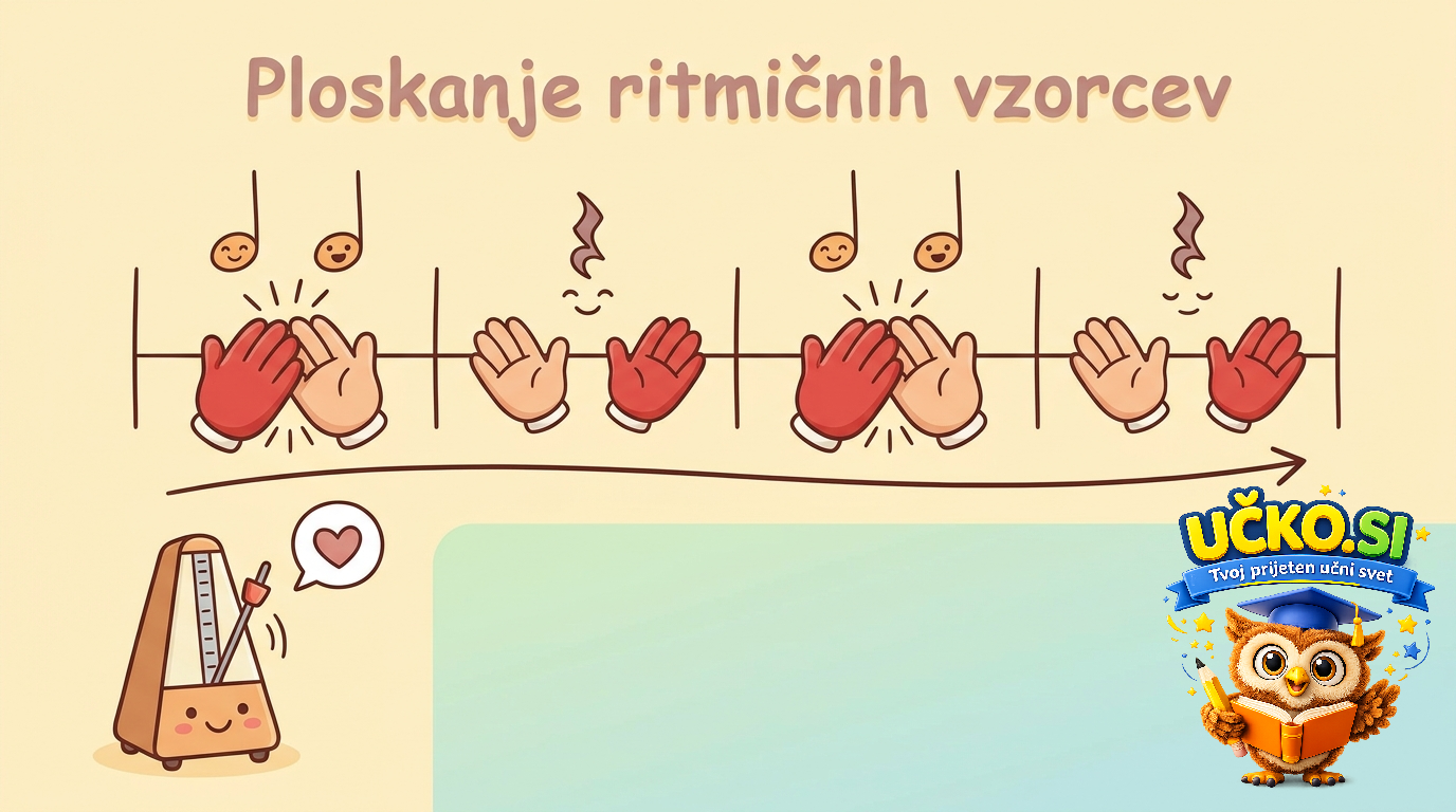 Ilustracija: Ploskanje ritmičnih vzorcev