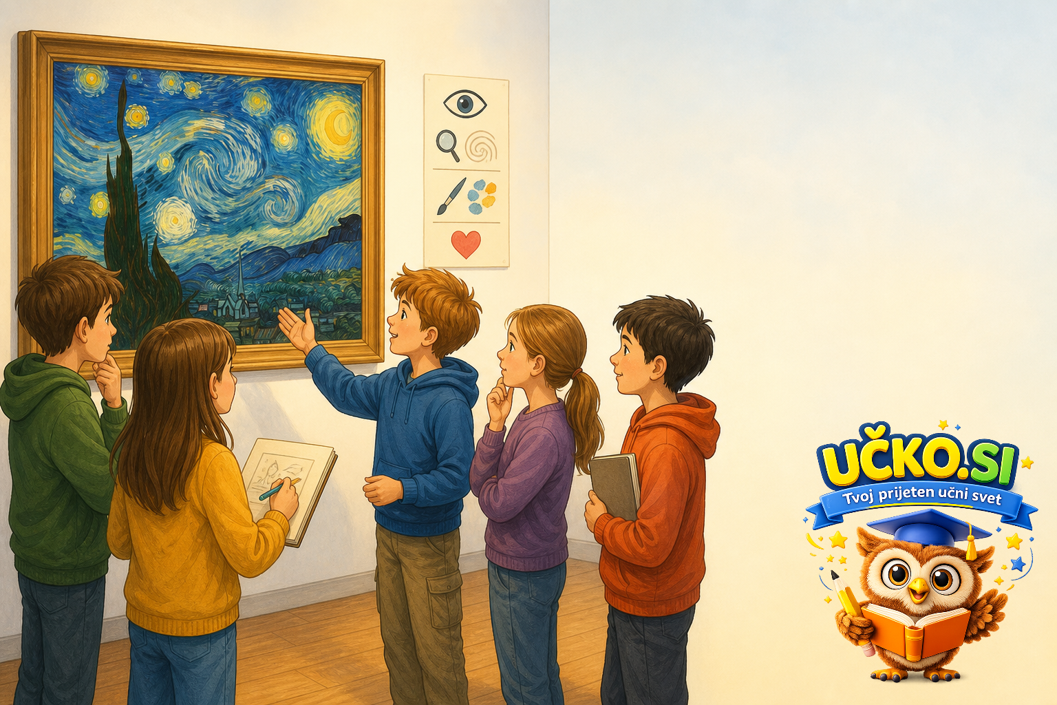 Ilustracija: Pogovor o umetniškem delu