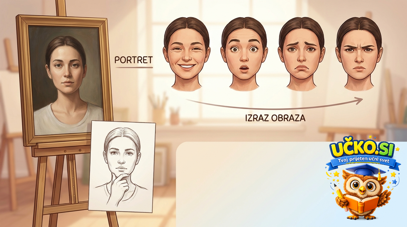 Ilustracija: Portret in izraz obraza