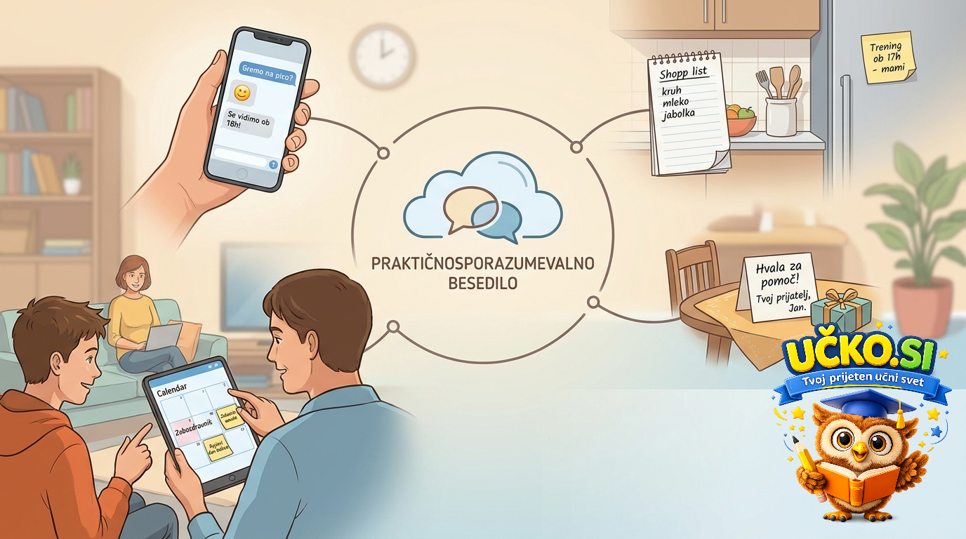Ilustracija: Praktičnosporazumevalno besedilo