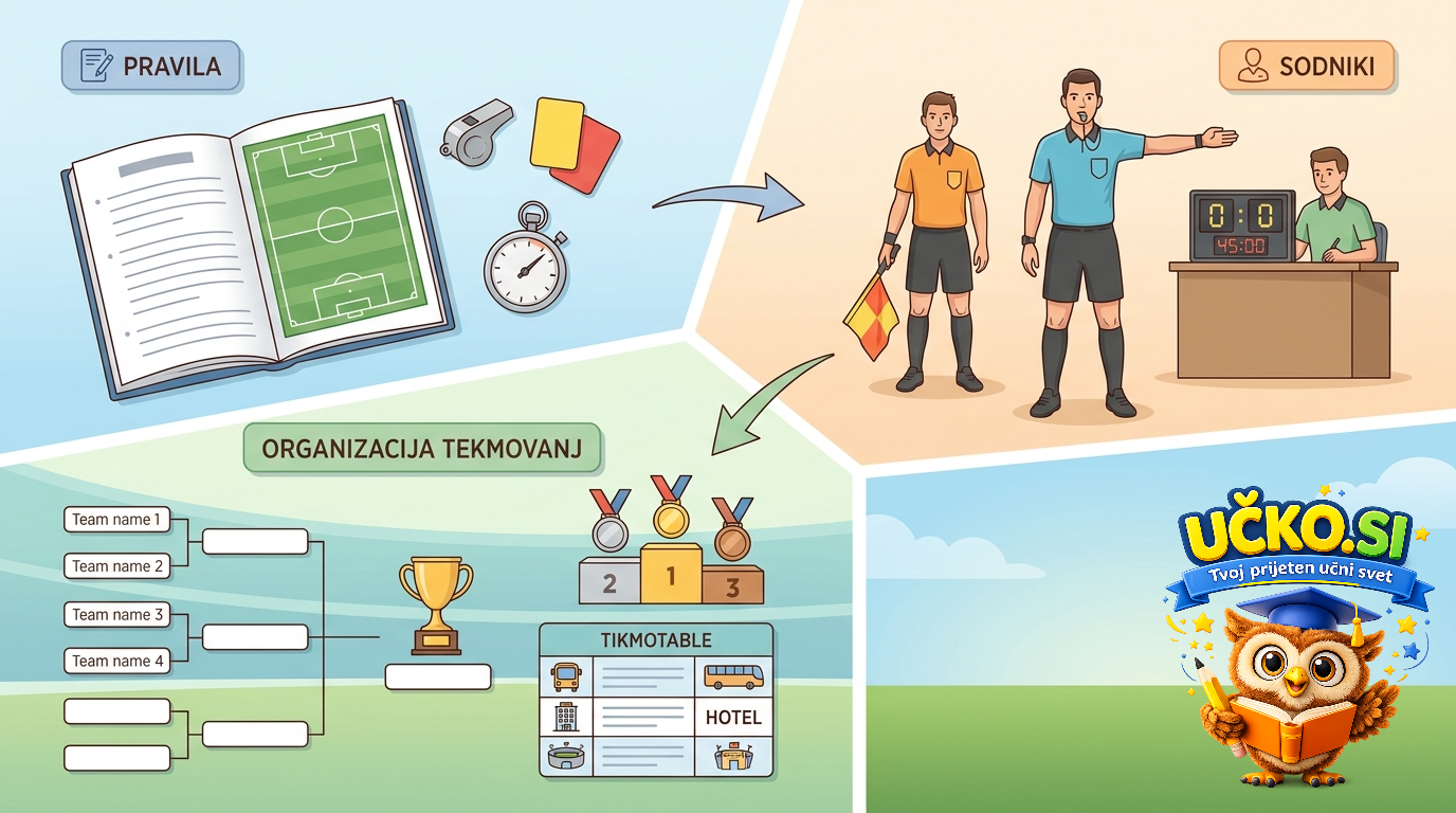 Ilustracija: Pravila, sodniki in organizacija tekmovanj