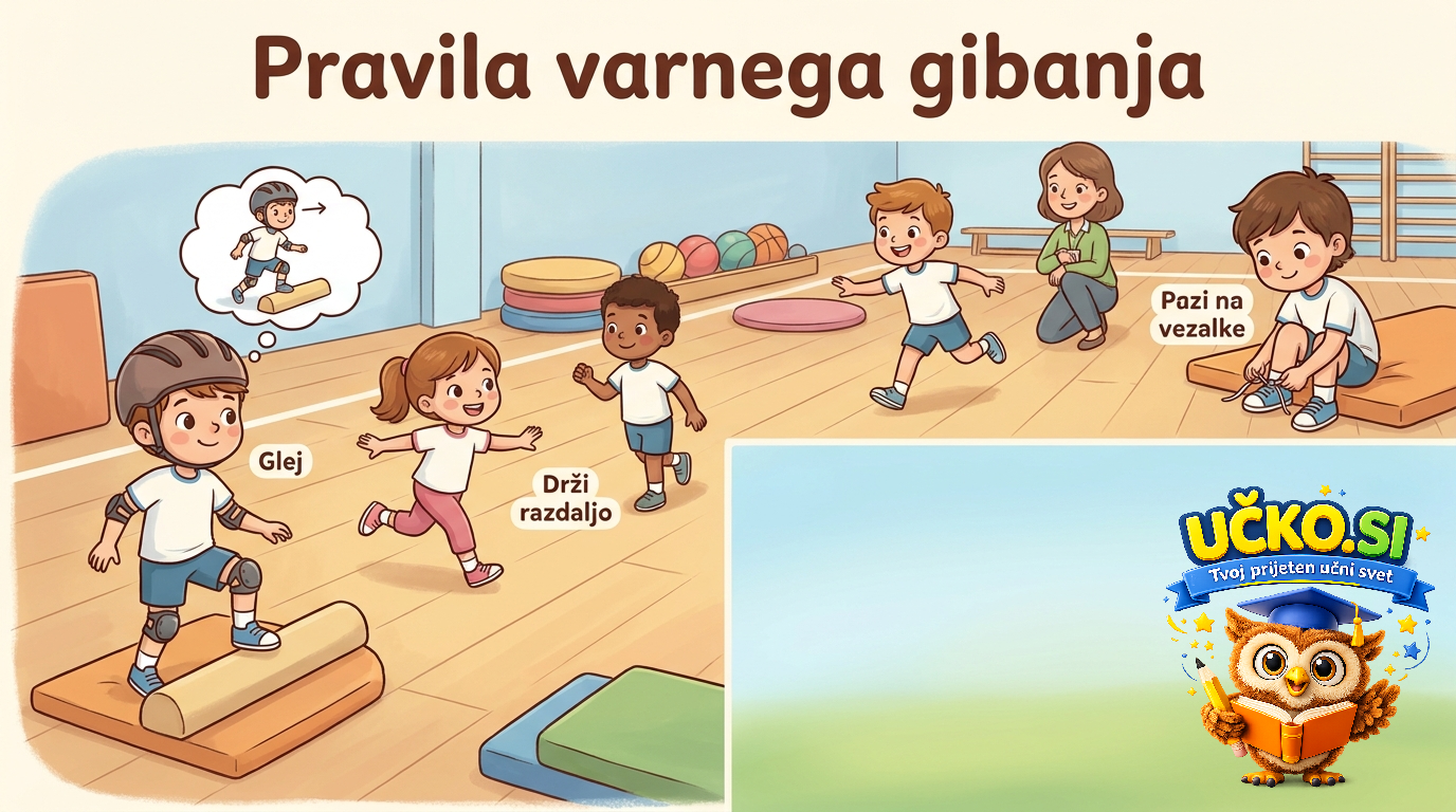 Ilustracija: Pravila varnega gibanja