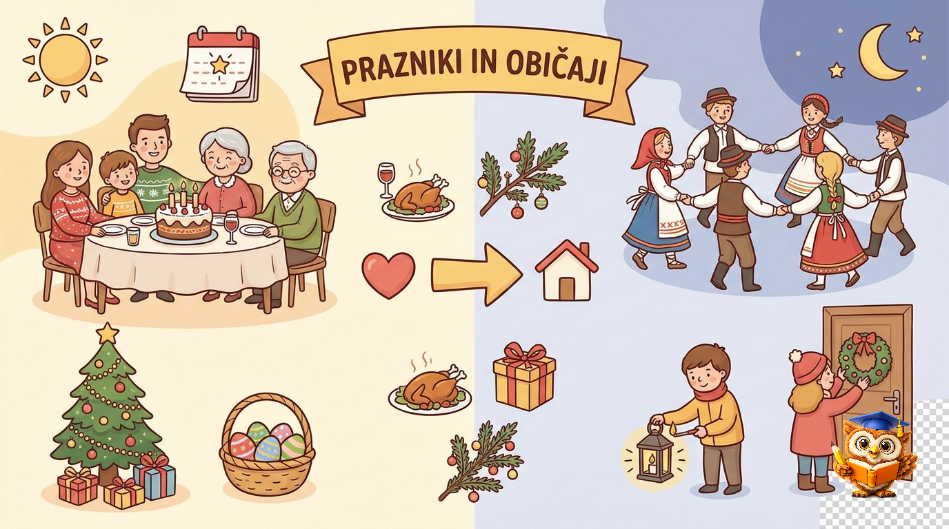Ilustracija: Prazniki in običaji