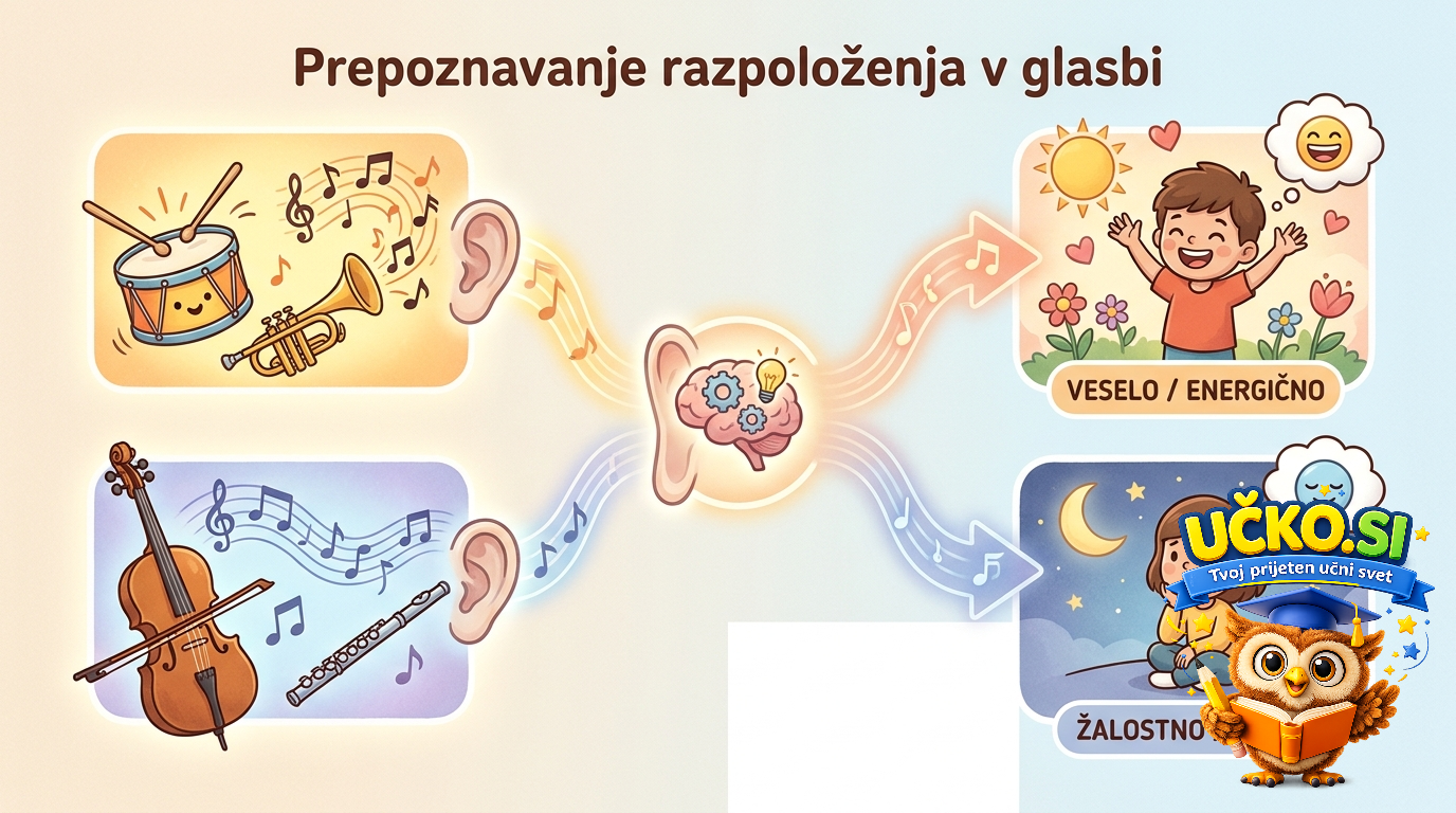 Ilustracija: Prepoznavanje razpoloženja v glasbi