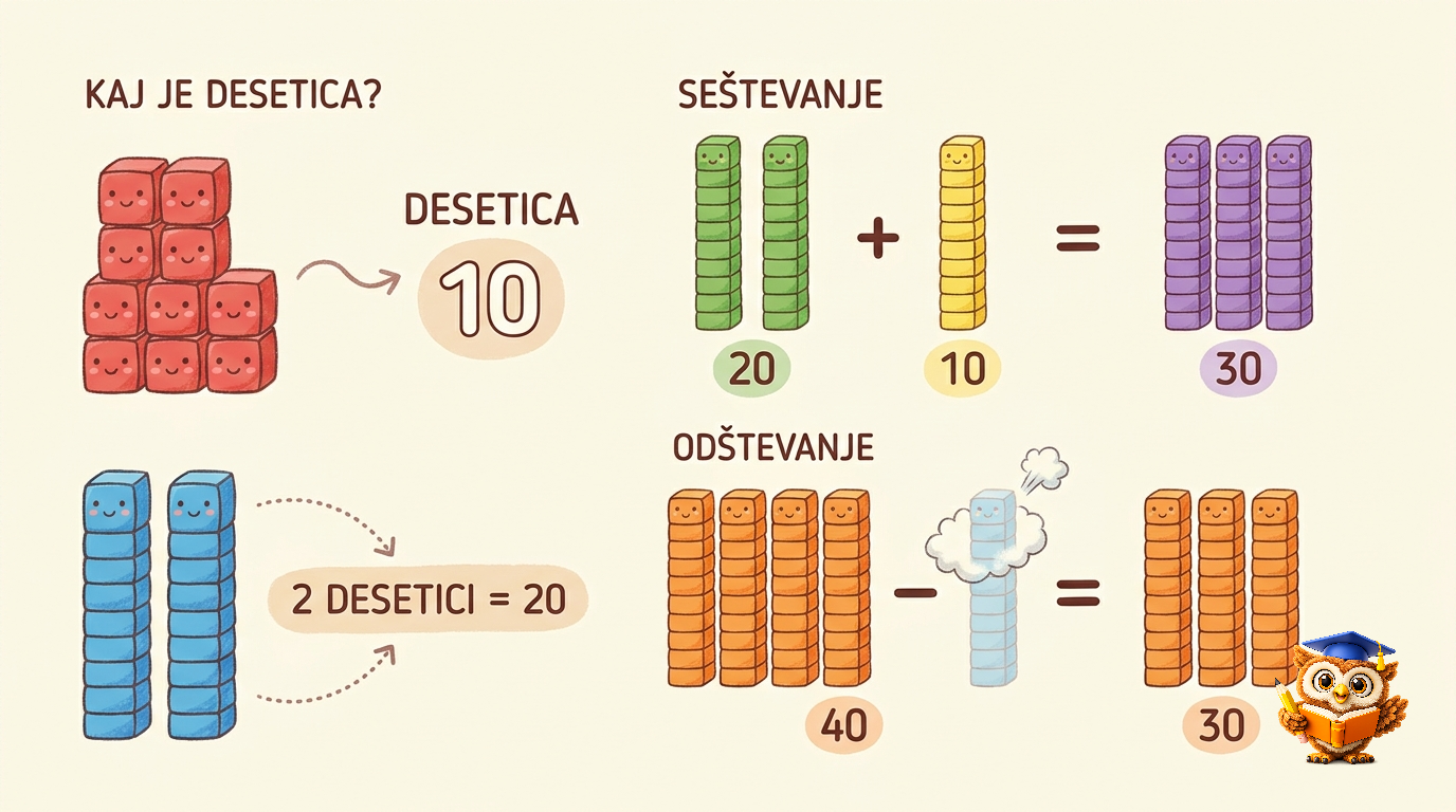 Ilustracija: Računam z deseticami