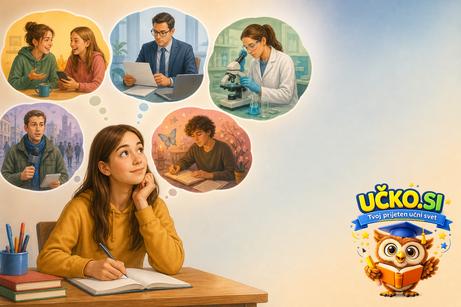 Ilustracija: Različni slogi izražanja