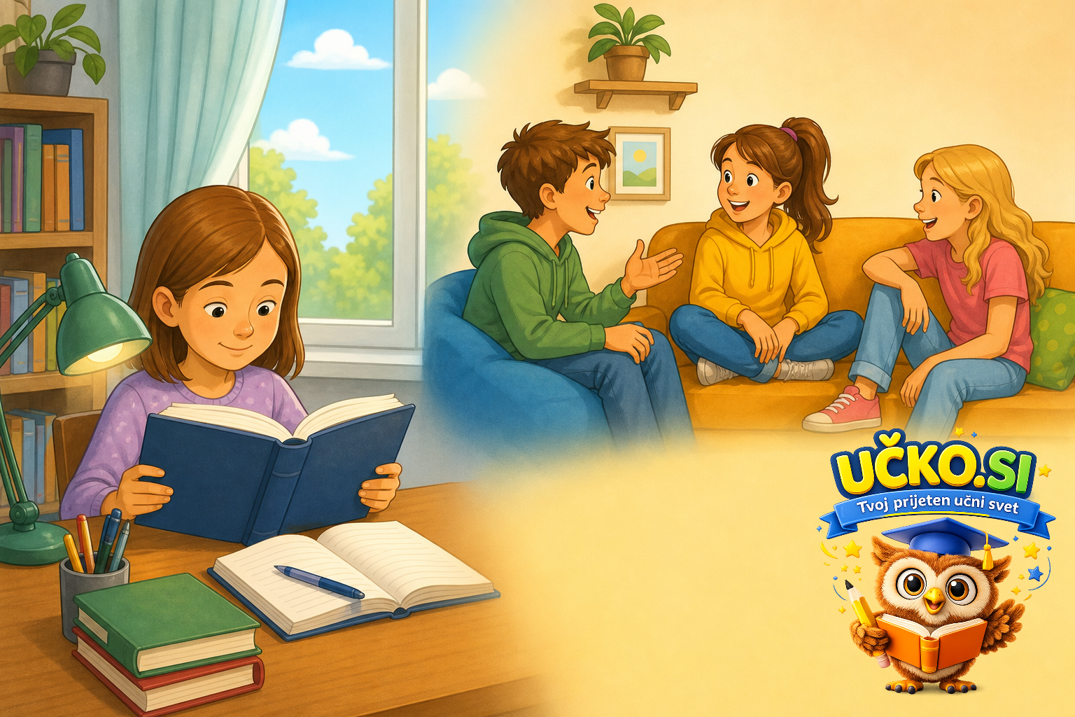 Ilustracija: Razlika med knjižnim in pogovornim jezikom