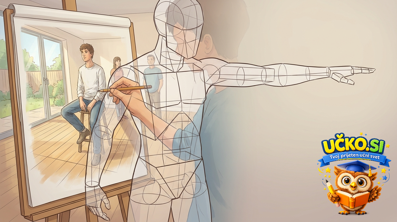 Ilustracija: Risanje figure v prostoru