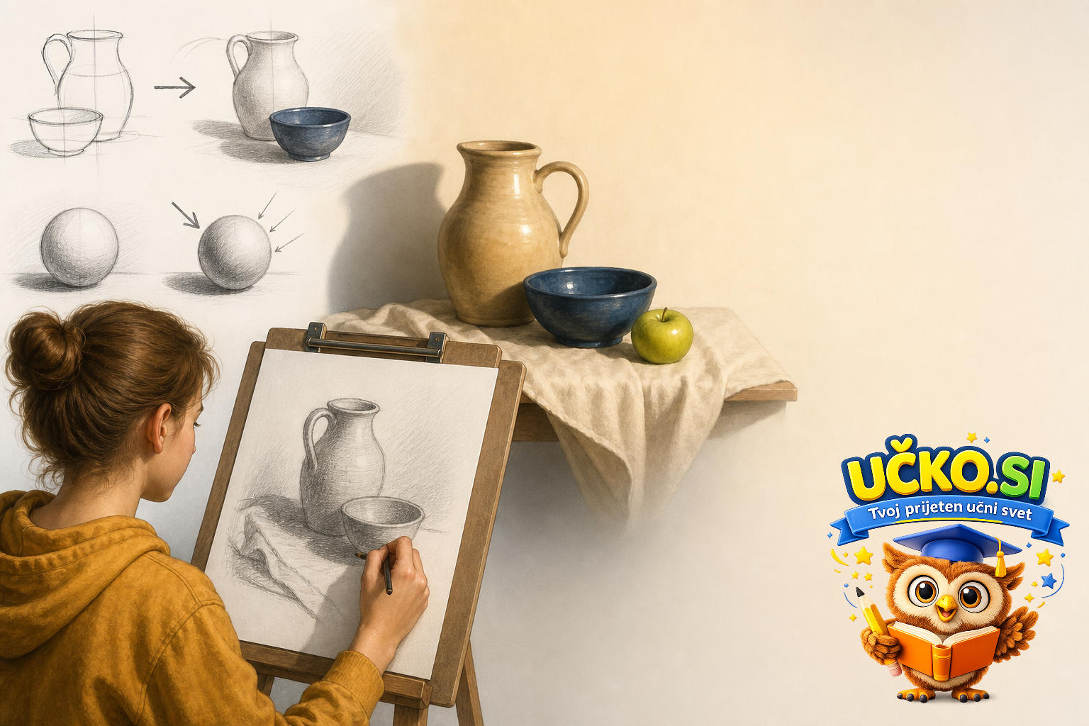 Ilustracija: Risanje po opazovanju