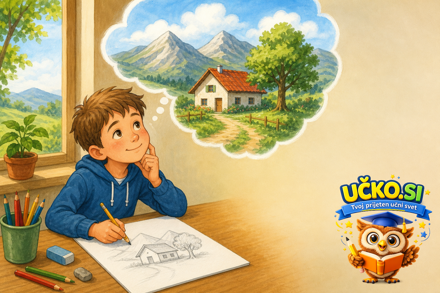 Ilustracija: Risanje po spominu