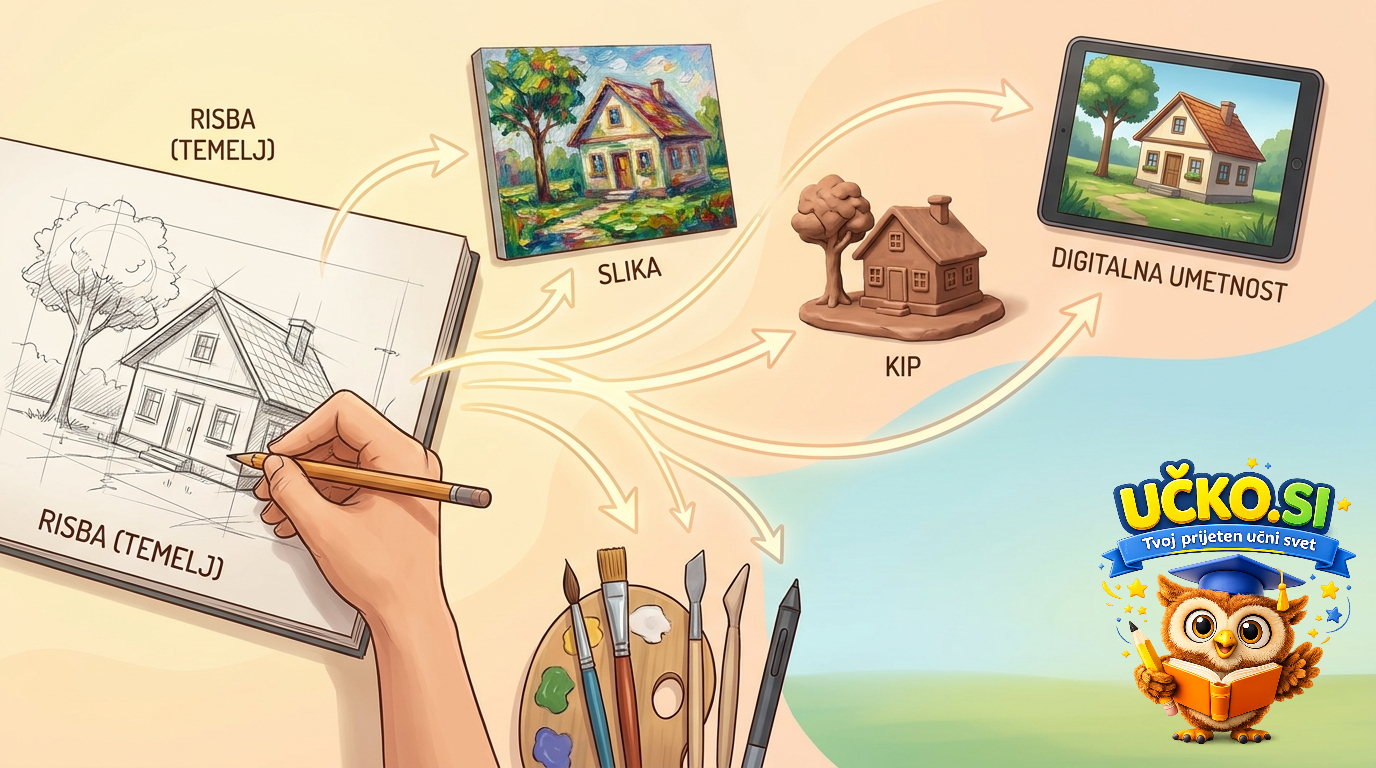 Ilustracija: Risba kot temelj likovnega izražanja