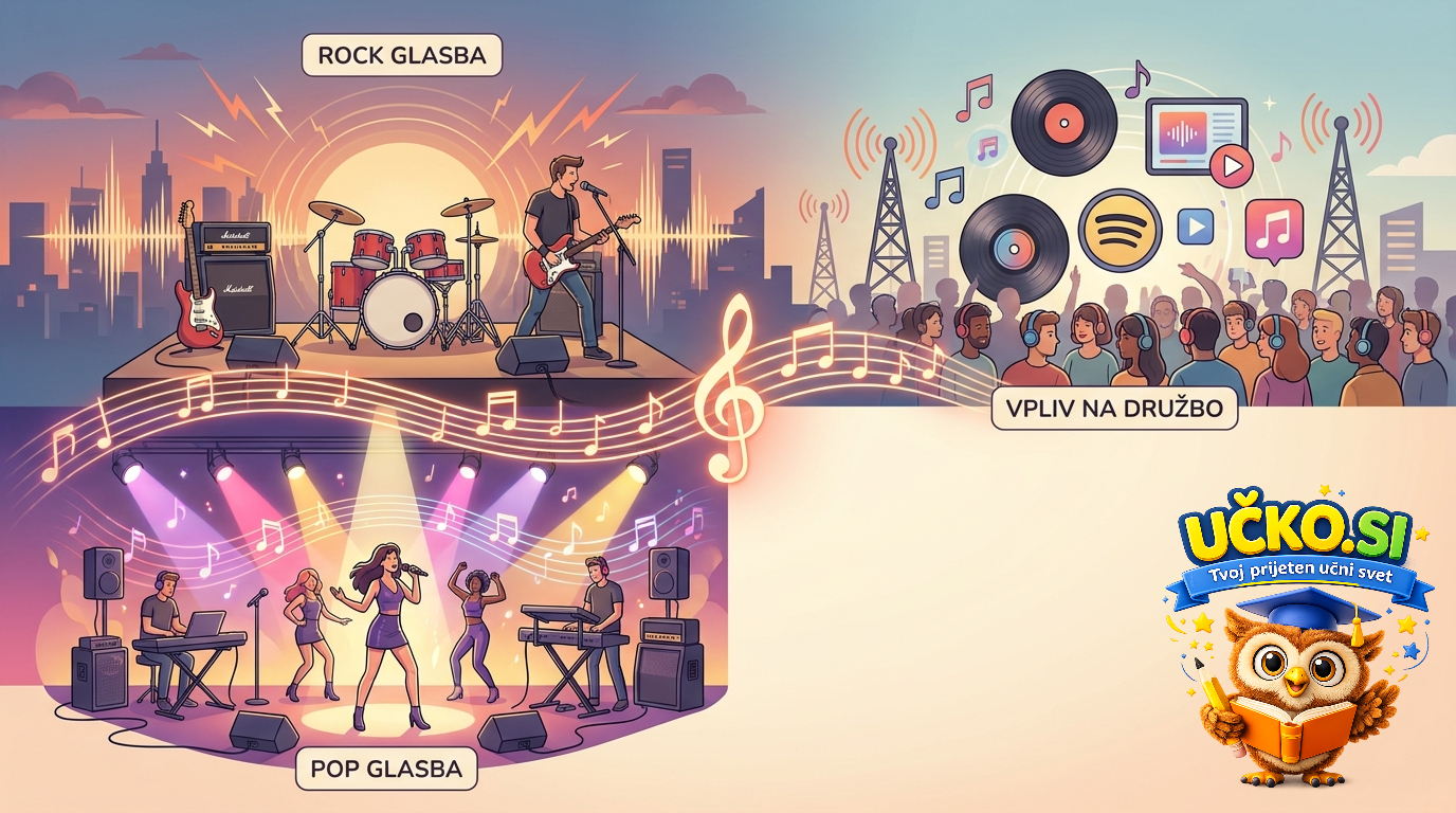 Ilustracija: Rock in pop glasba