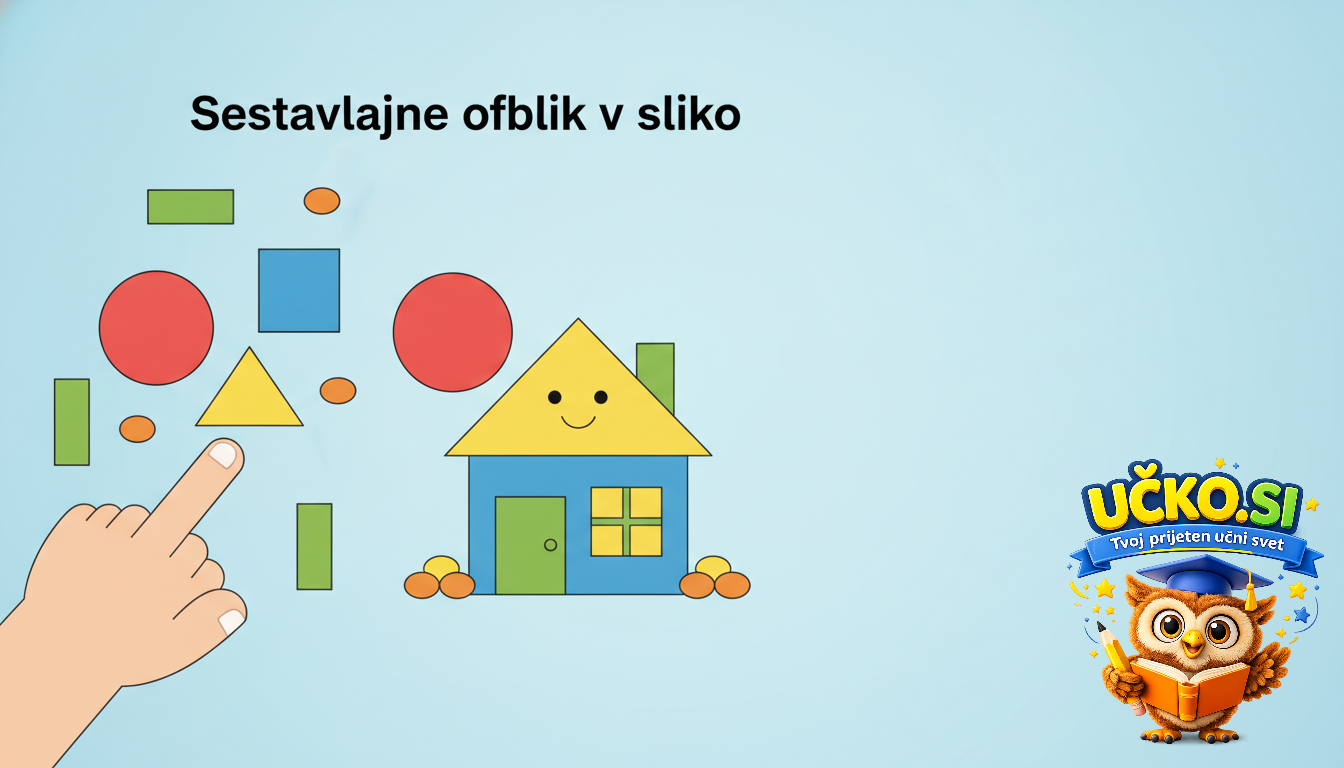Ilustracija: Sestavljanje oblik v sliko