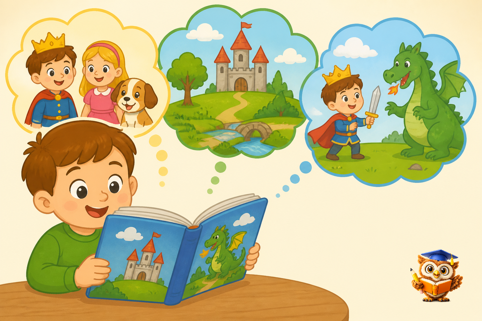Ilustracija: Simple English stories