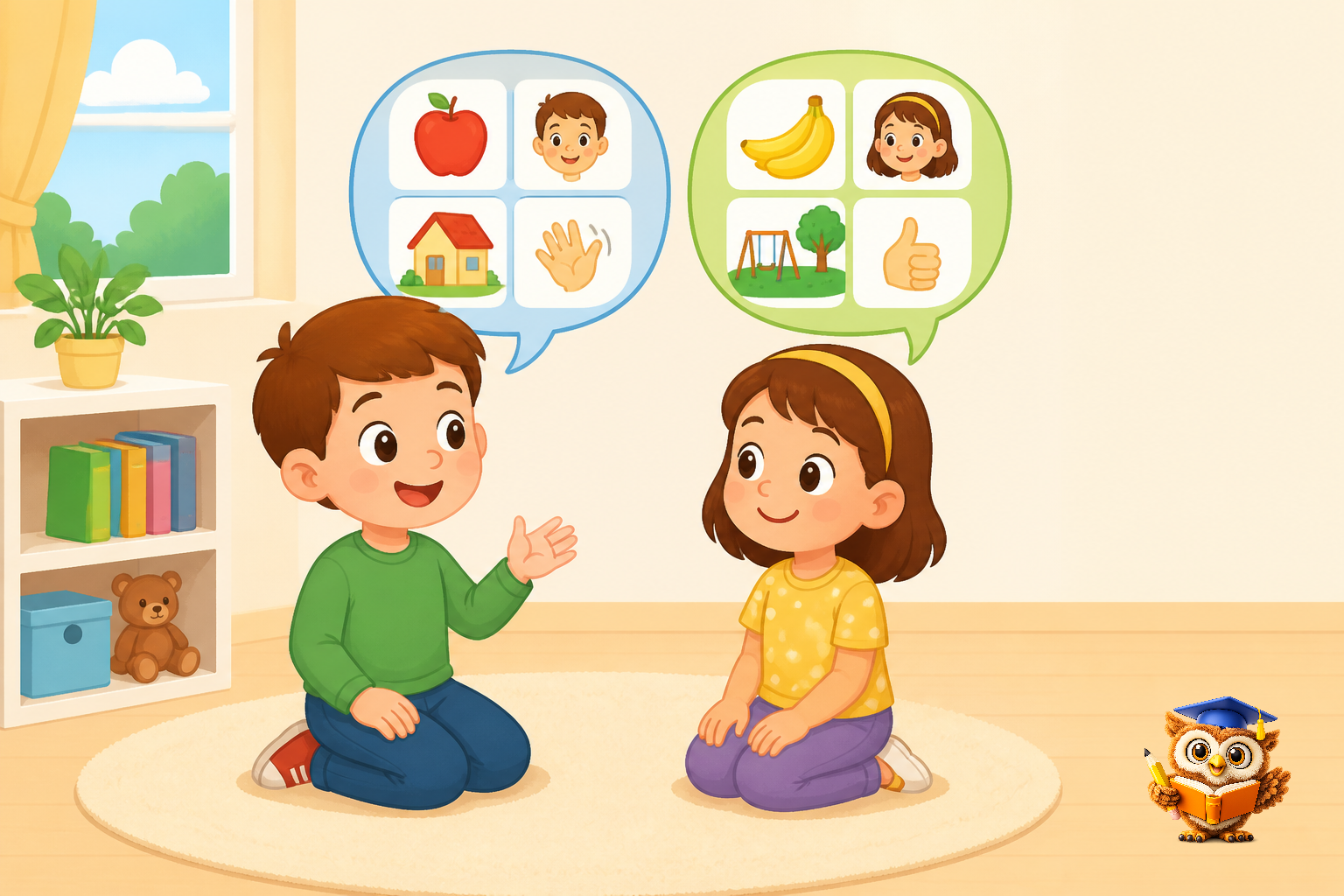 Ilustracija: Simple questions and answers
