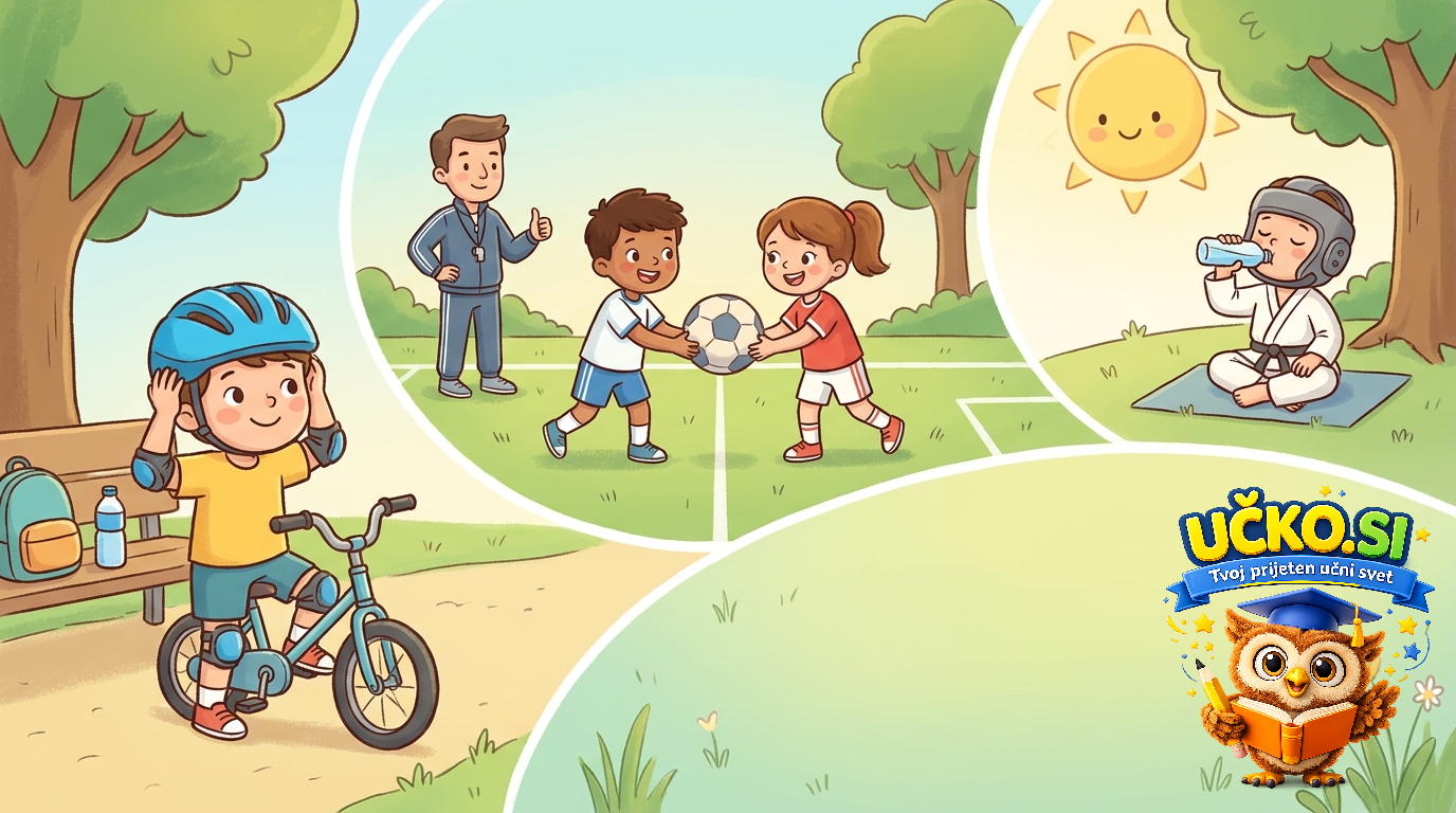 Ilustracija: Skrb za varnost pri športu