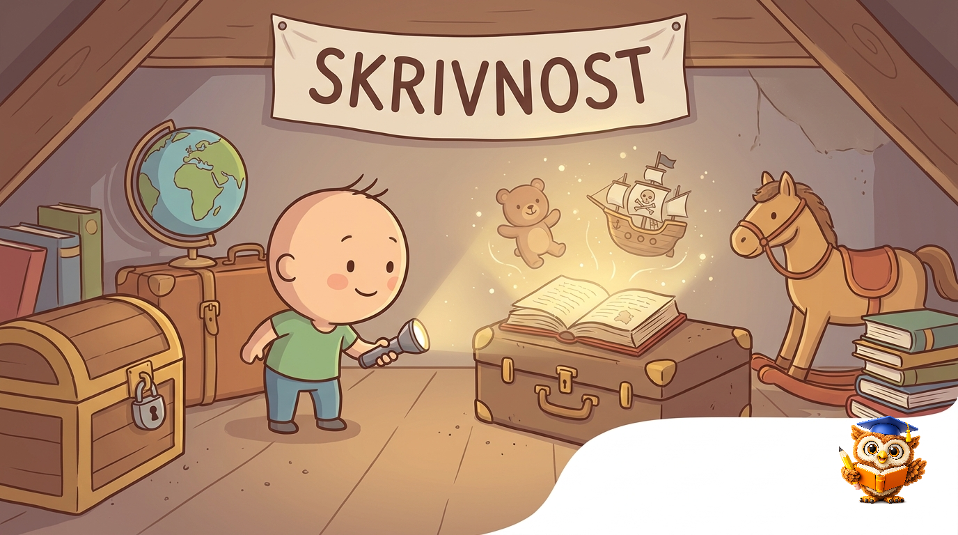 Ilustracija: Skrivnost na podstrešju