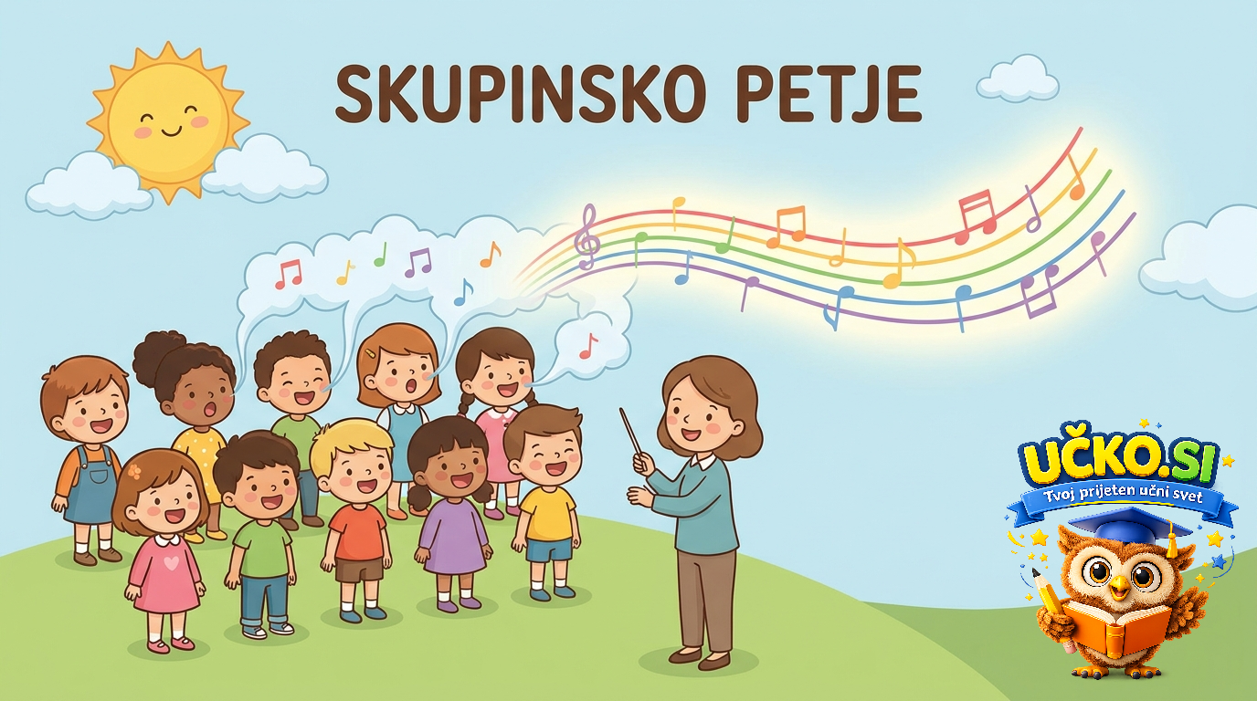 Ilustracija: Skupinsko petje