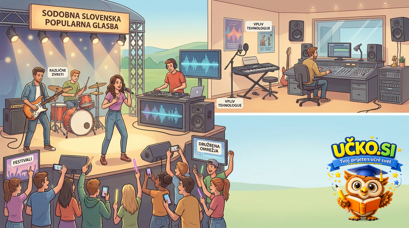 Ilustracija: Sodobna slovenska popularna glasba