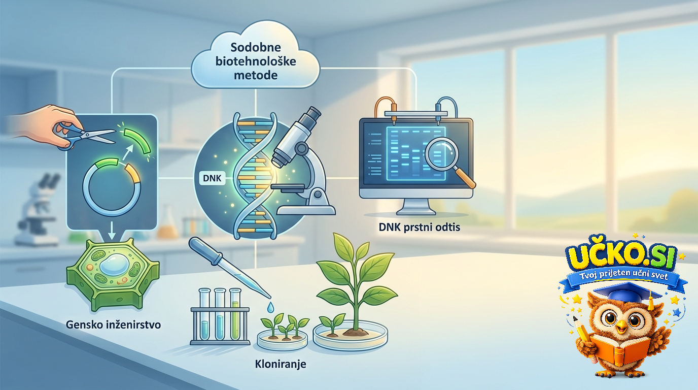 Ilustracija: Sodobne biotehnološke metode