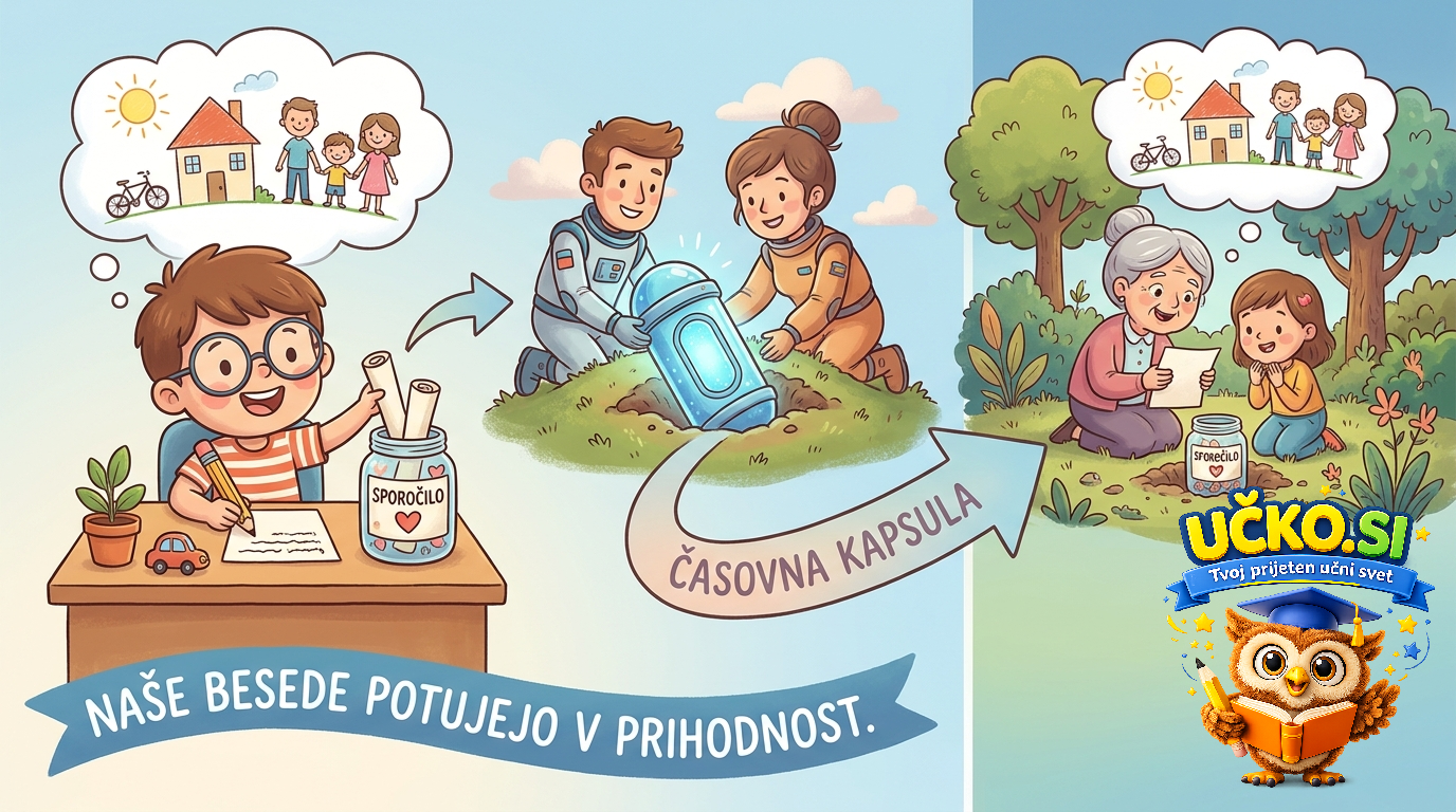 Ilustracija: Sporočilo za prihodnost