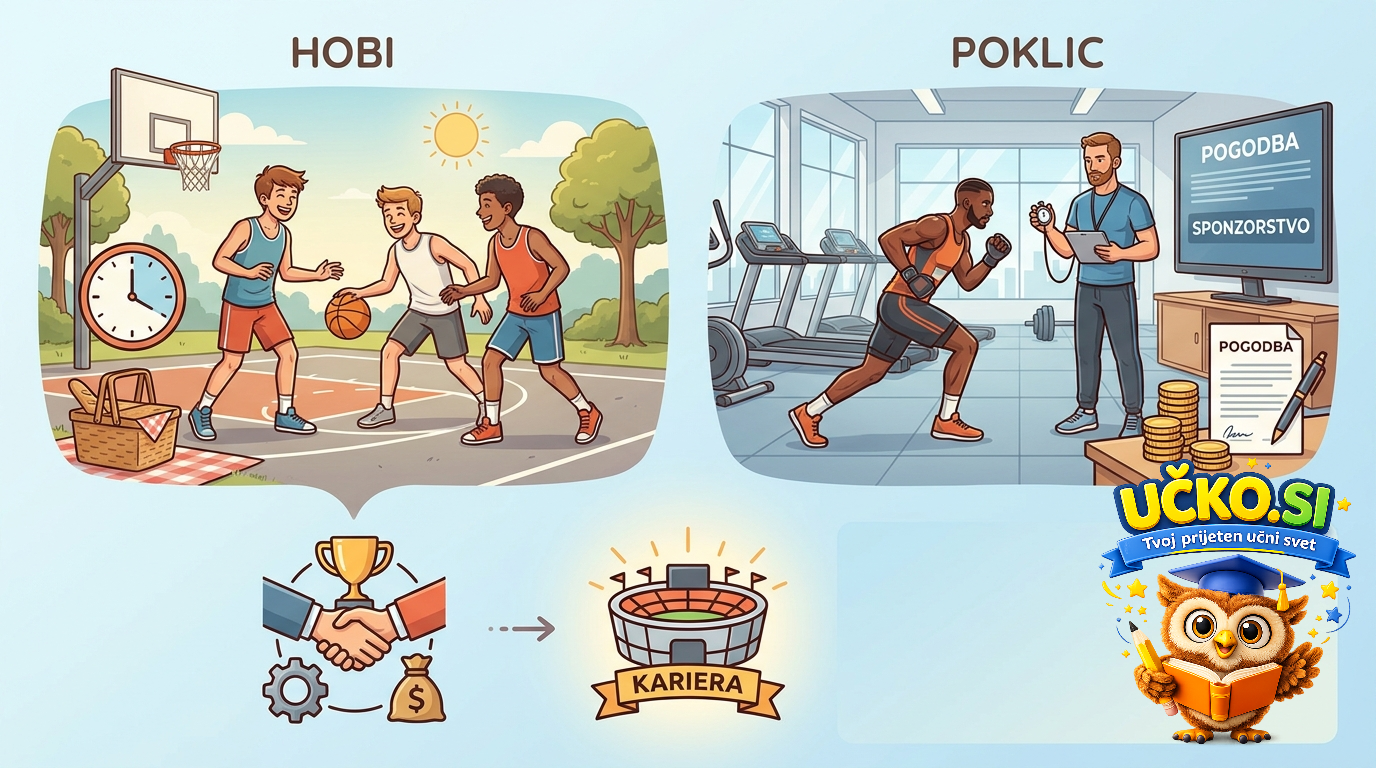 Ilustracija: Šport kot poklic