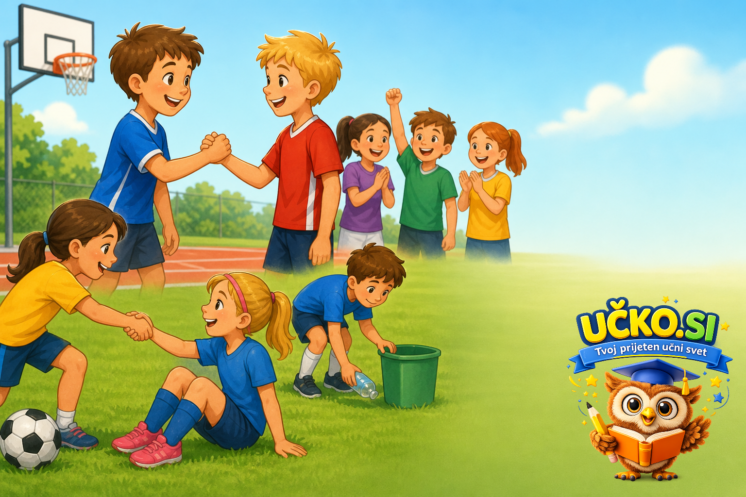 Ilustracija: Športno obnašanje in fair play