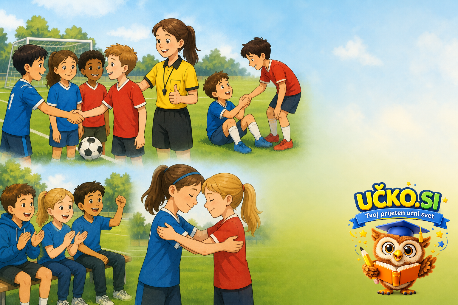 Ilustracija: Športno vedenje in fair play