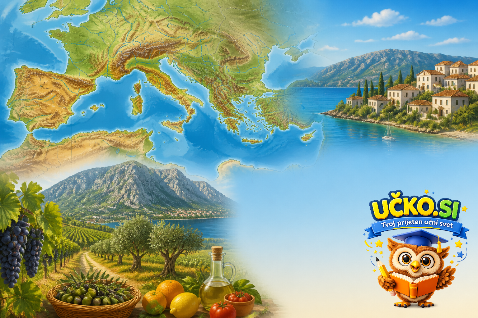 Ilustracija: Spoznavanje Južne Evrope