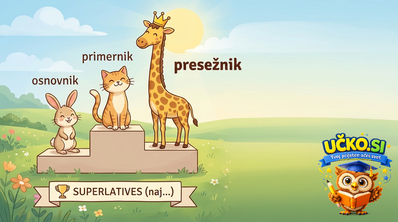 Ilustracija: superlative adjectives