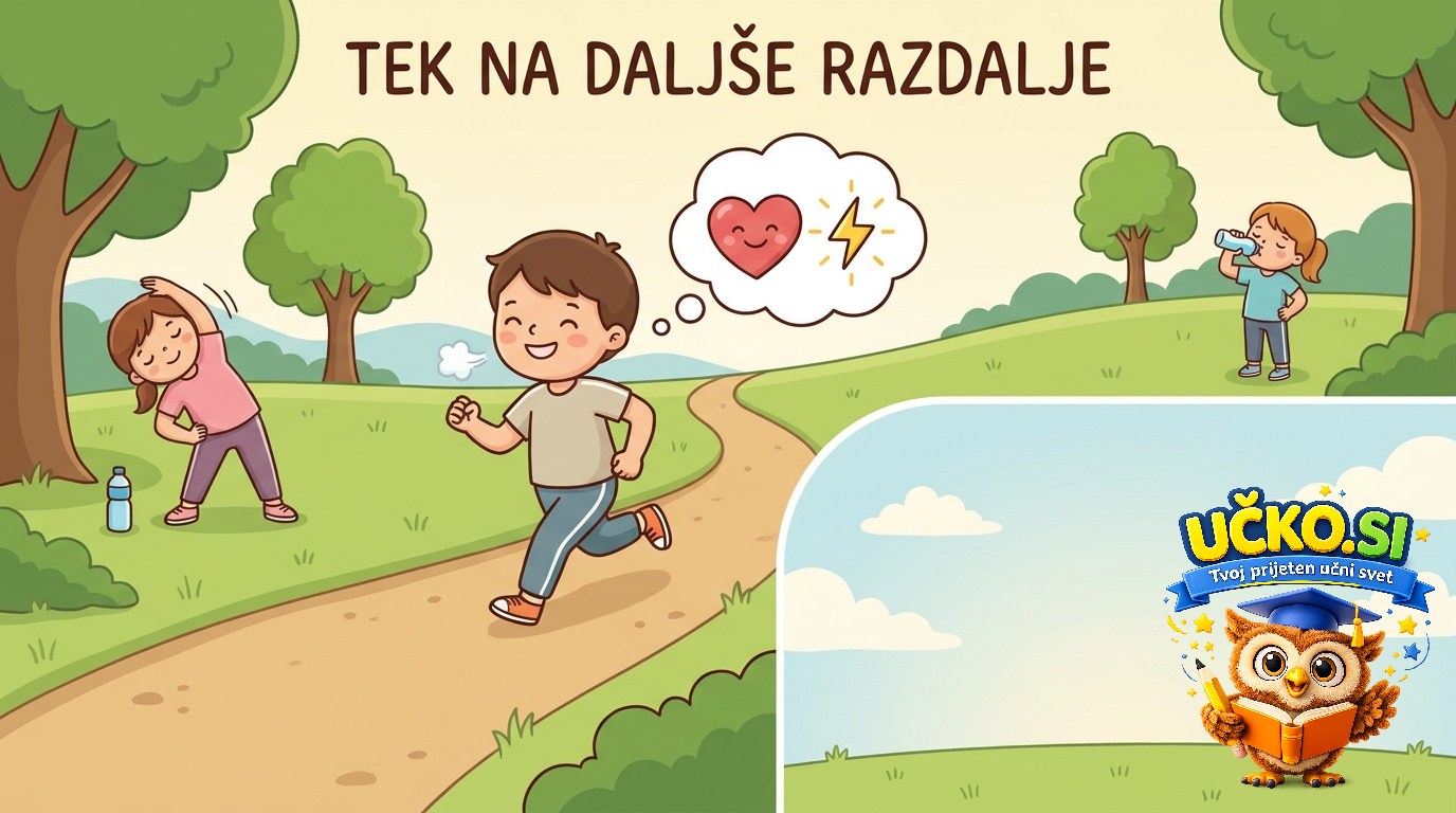 Ilustracija: Tek na daljše razdalje