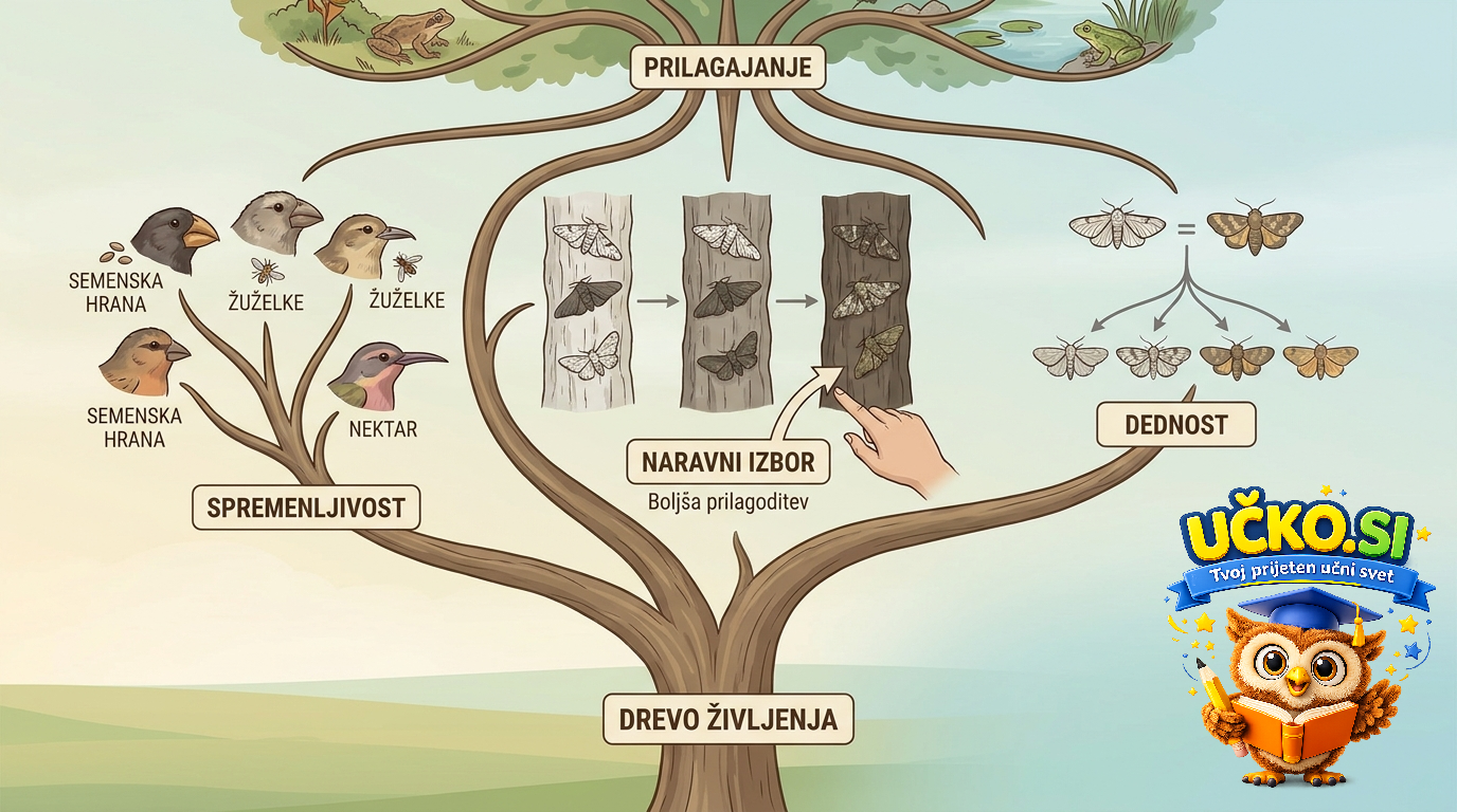 Ilustracija: Temelji evolucijske teorije