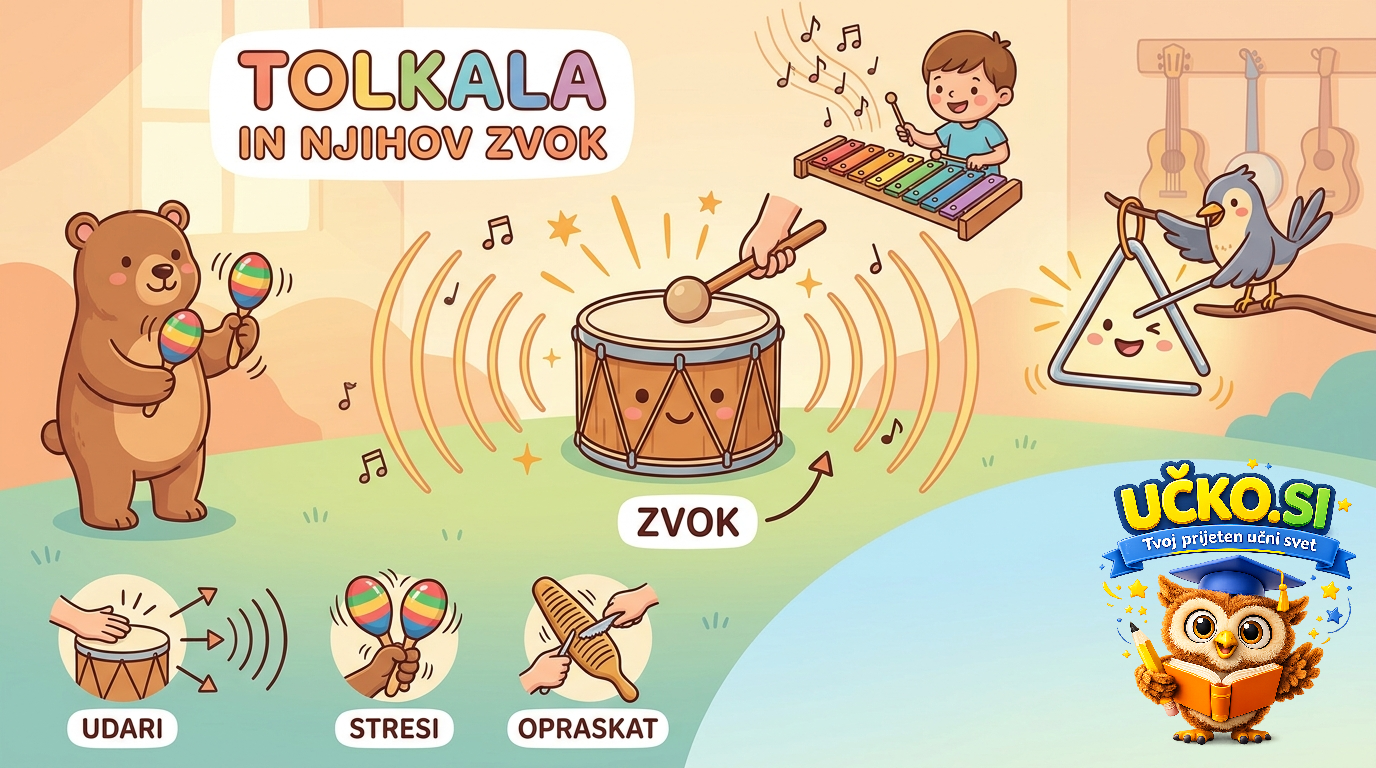 Ilustracija: Tolkala in njihov zvok