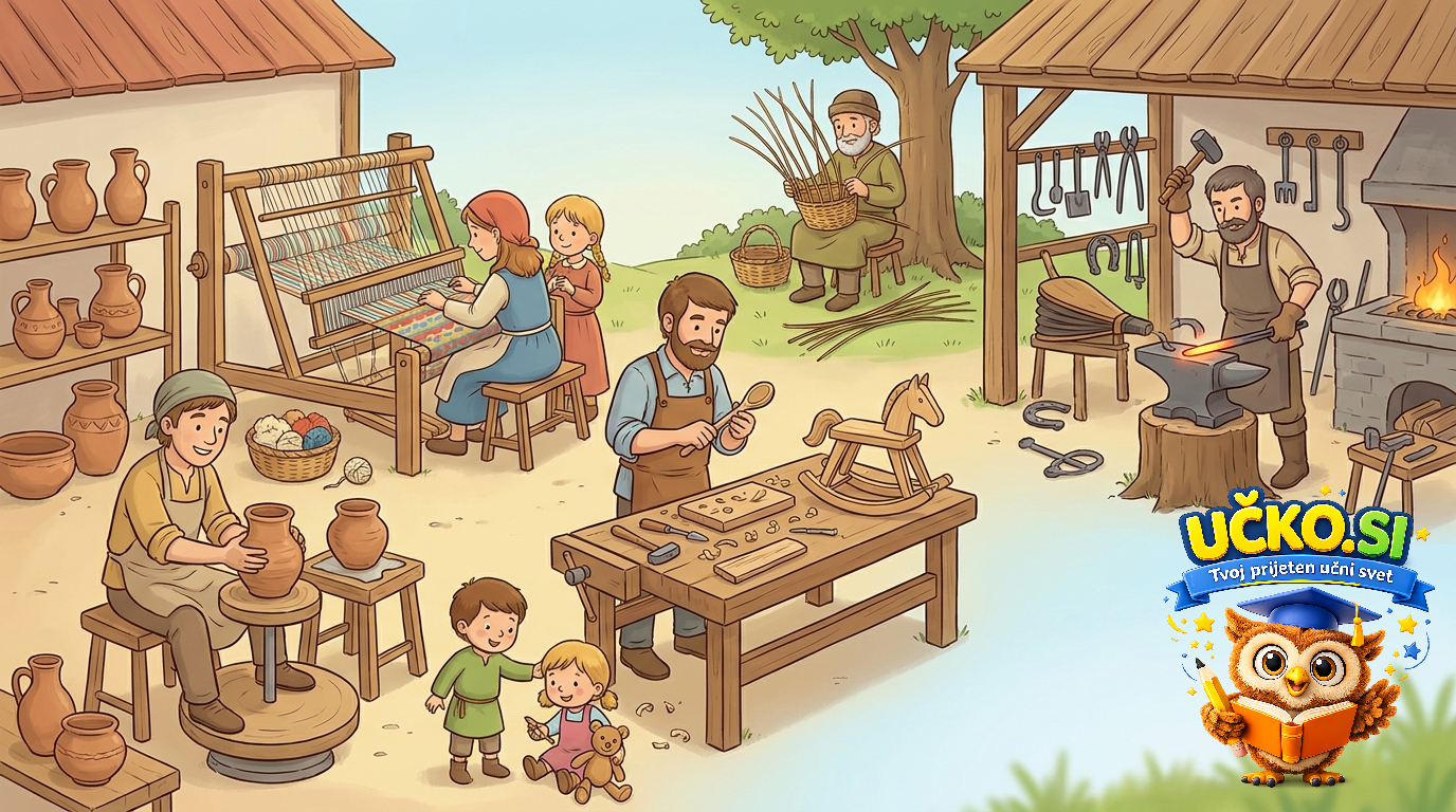 Ilustracija: Tradicionalne rokodelske spretnosti