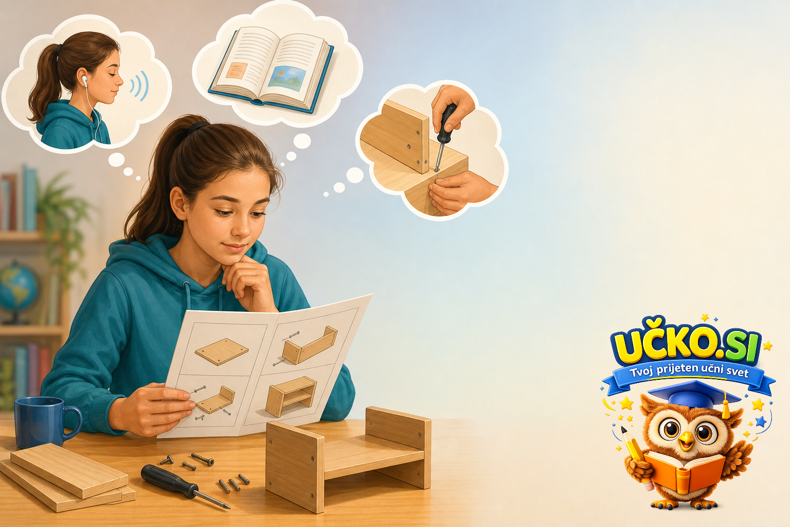 Ilustracija: understanding information and instructions