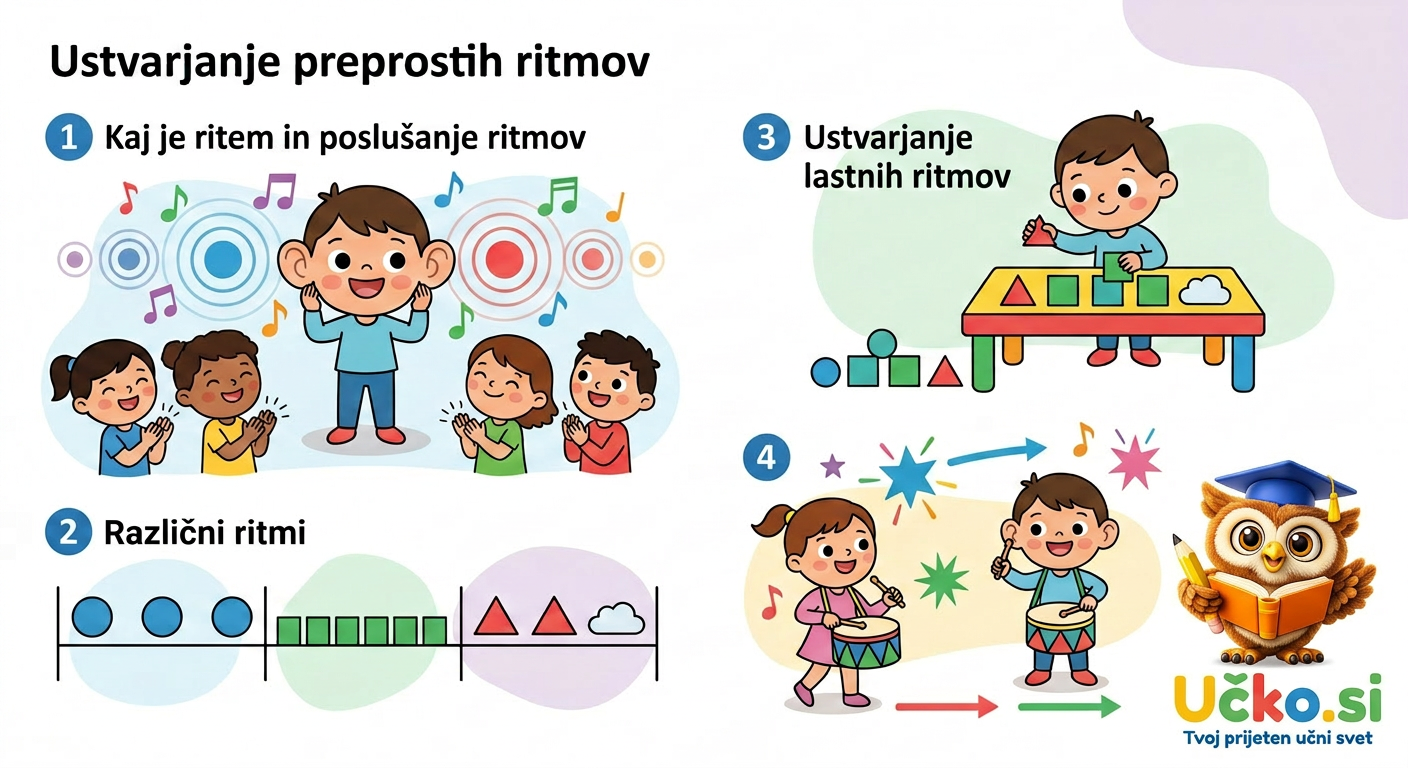 Ilustracija: Ustvarjanje preprostih ritmov
