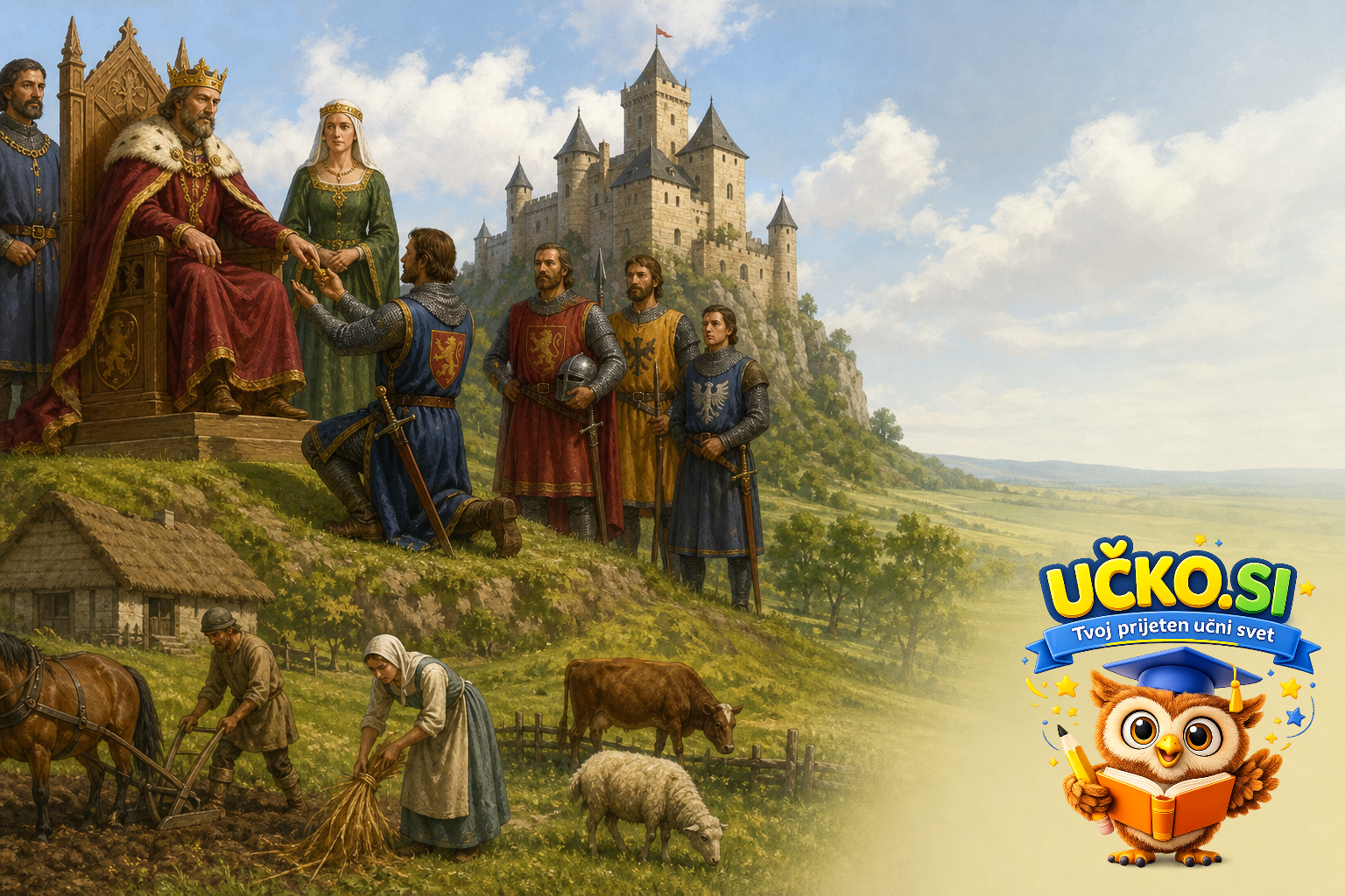 Ilustracija: Vladarji in plemstvo