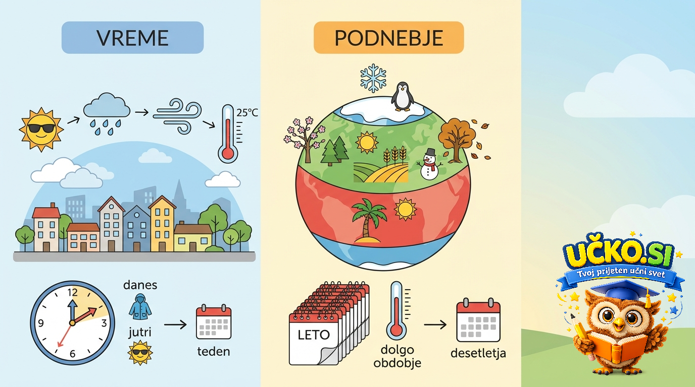 Ilustracija: Vreme in podnebje