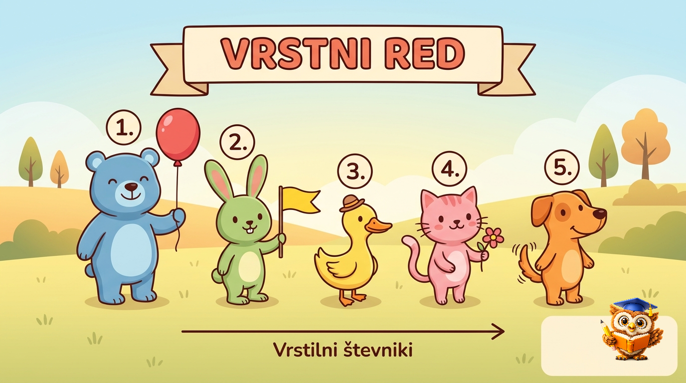 Ilustracija: Vrstni red