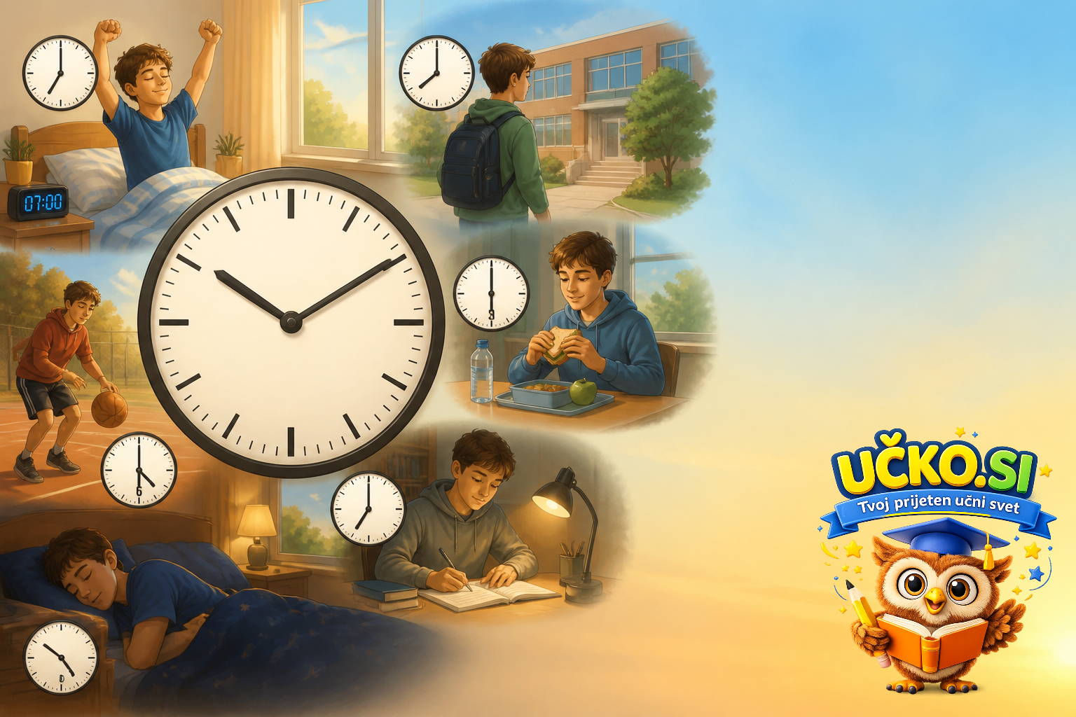 Ilustracija: What time is it?