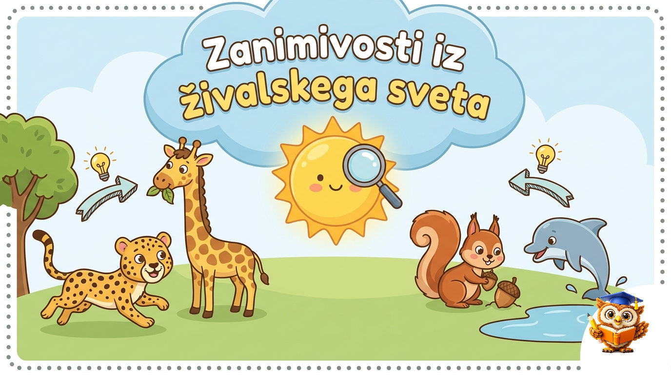 Ilustracija: Zanimivosti iz živalskega sveta