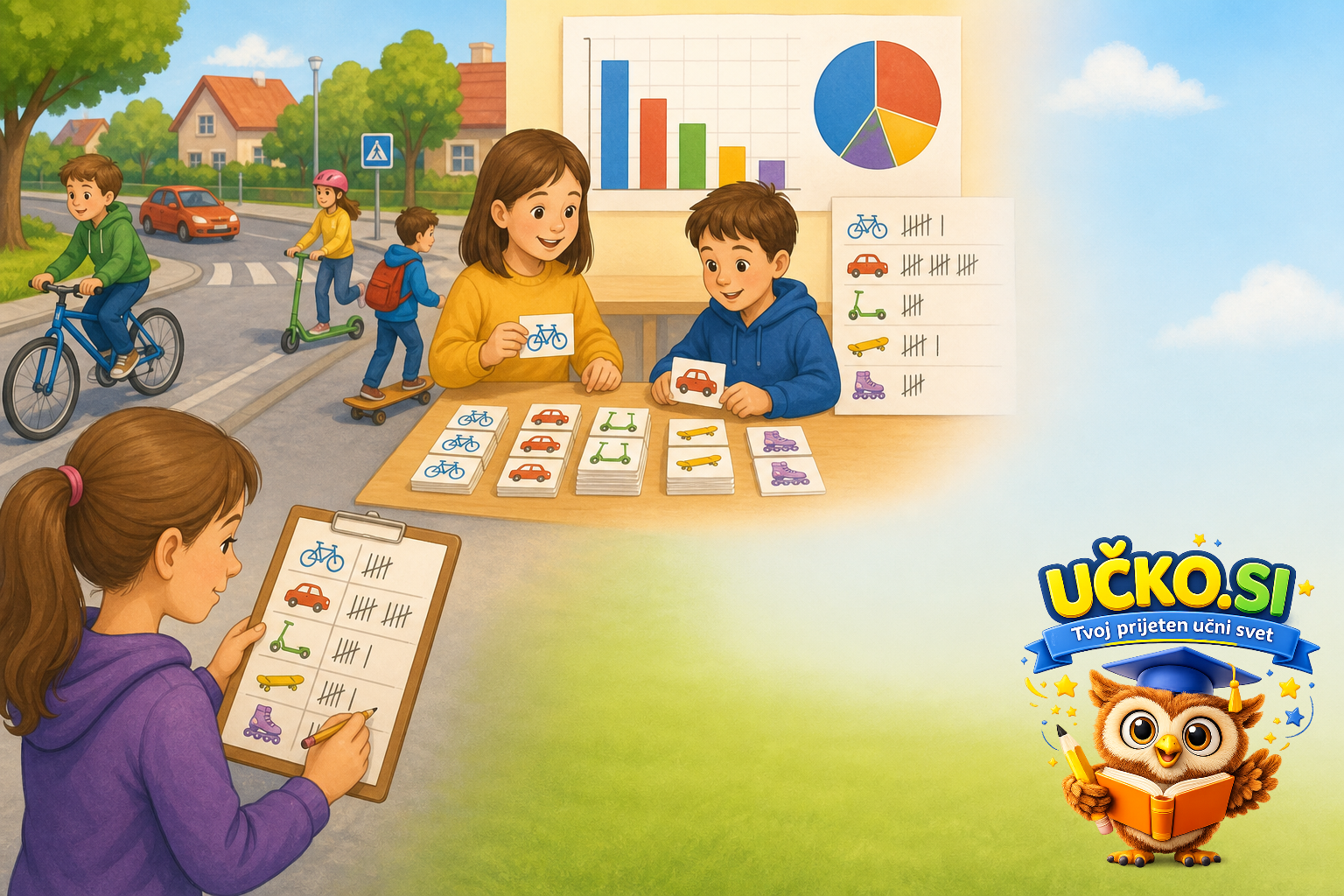 Ilustracija: Zbiranje informacij iz okolja